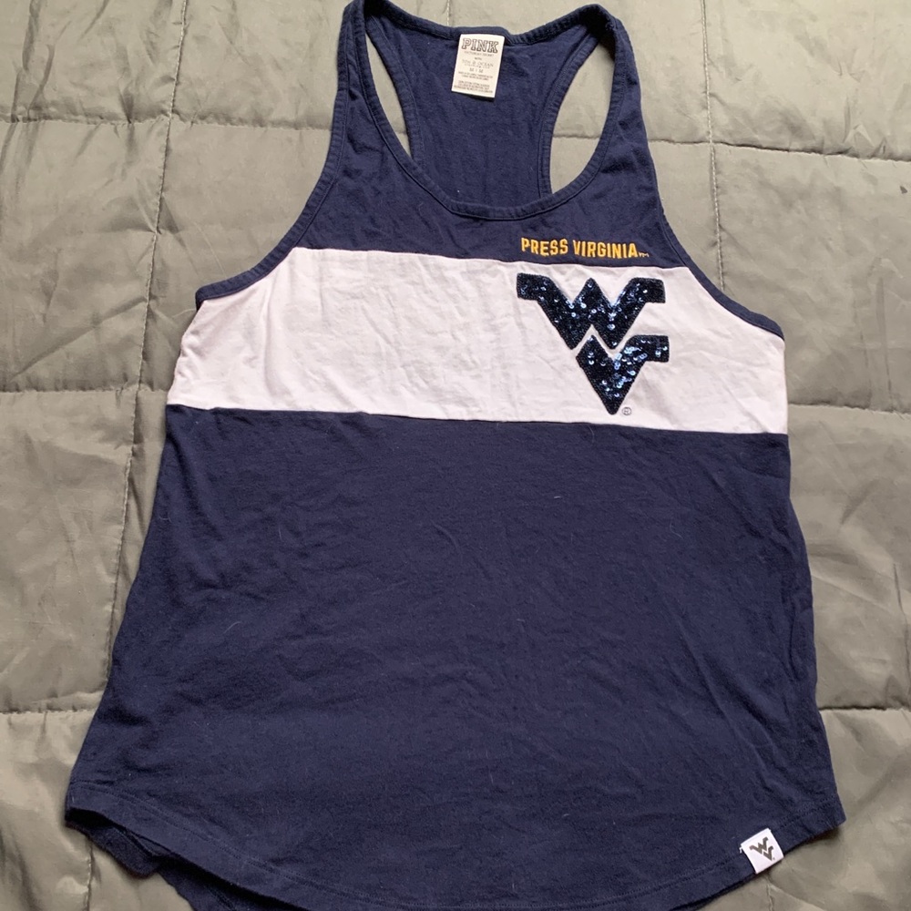 Pink West Virginia Tank Top